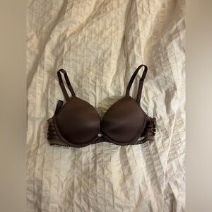 Victoria’s Secret Women’s 32A Classic Mauve/Brown Bombshell Plunge Push Up Bra